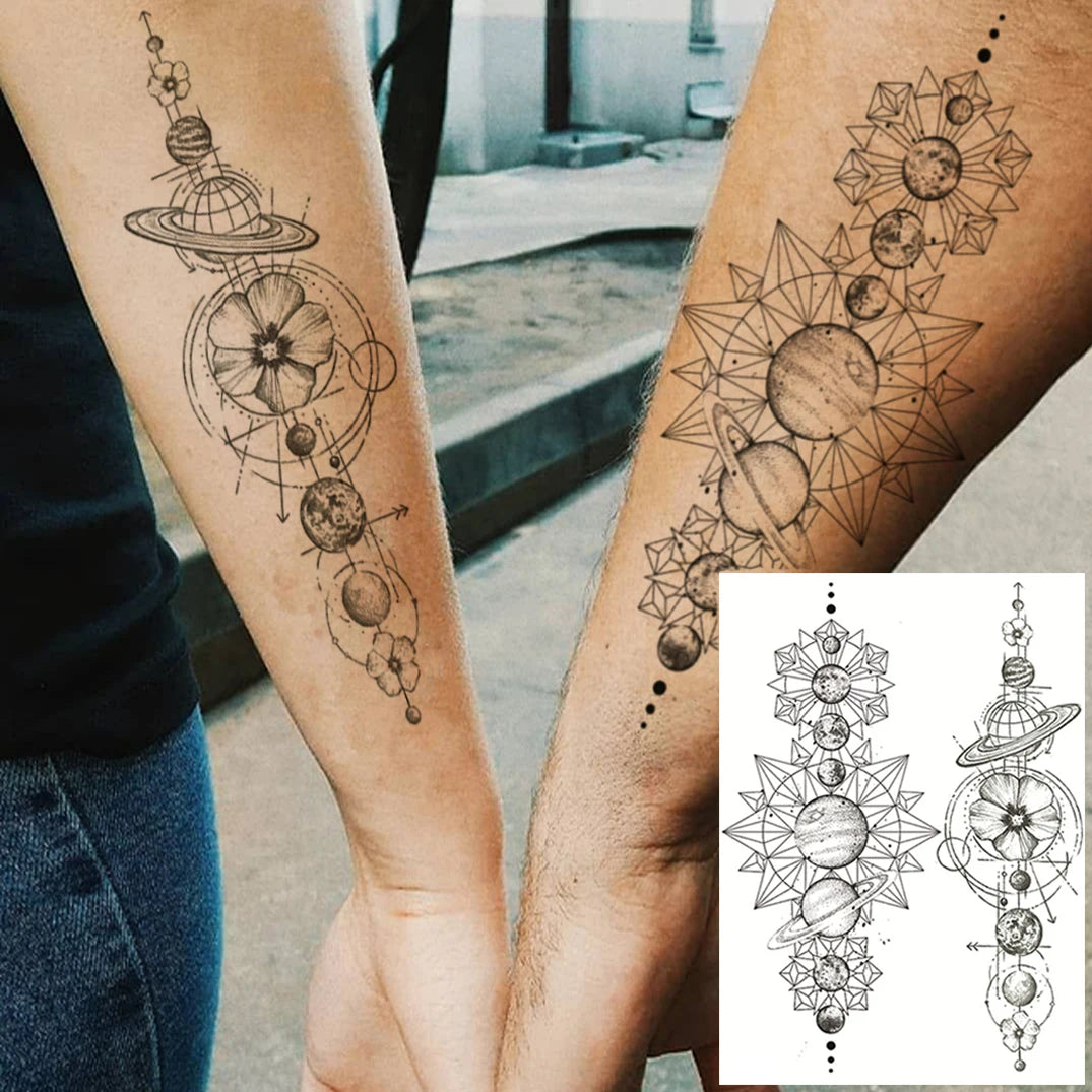 Temporary Tattoos Sheet