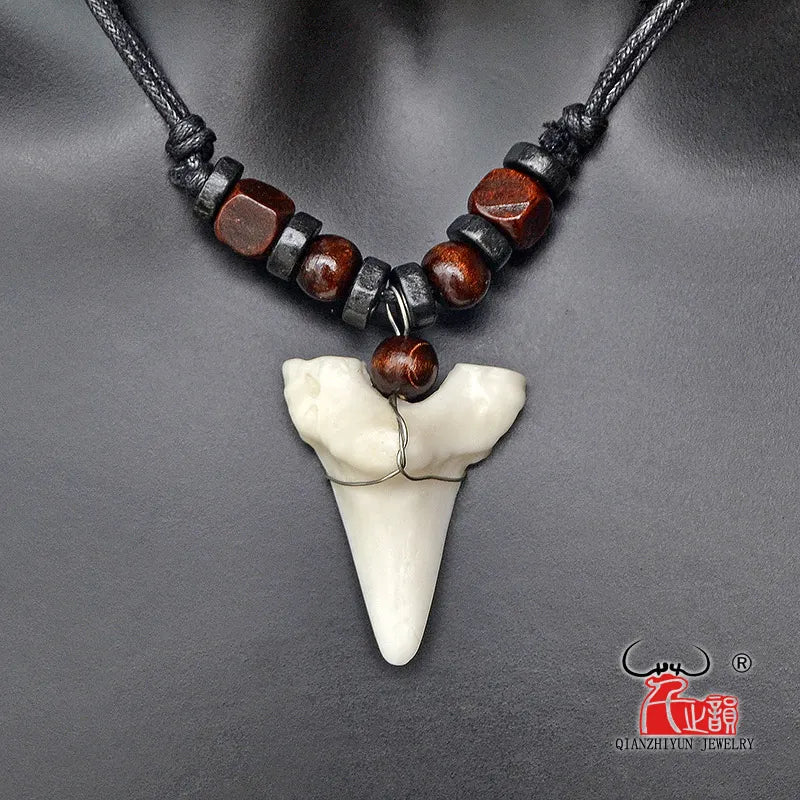 Handmade Imitation Shark Teeth Pendant
