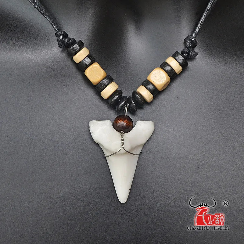 Handmade Imitation Shark Teeth Pendant