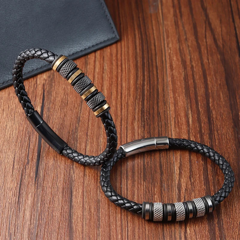 Braided Leather Bracelets