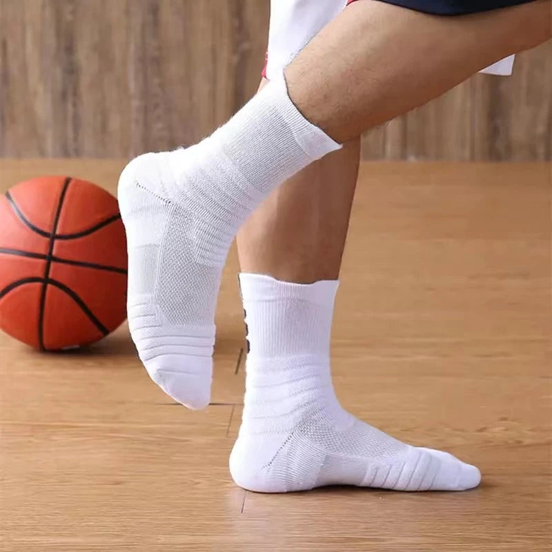 3 pack Anti-slip Cotton Long Sports Socks