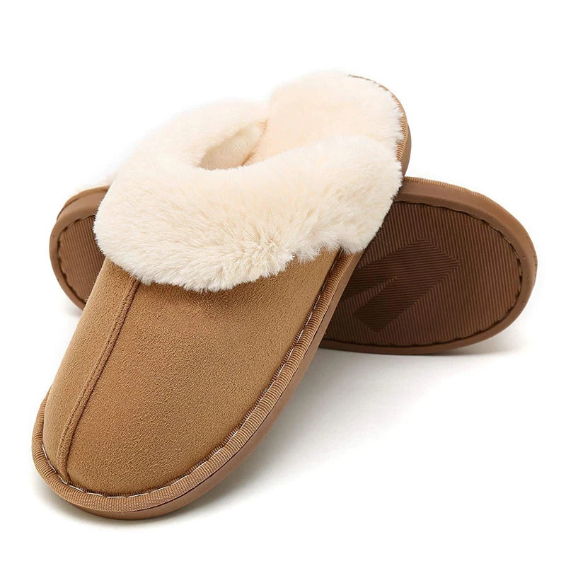 Mens Fur Slippers