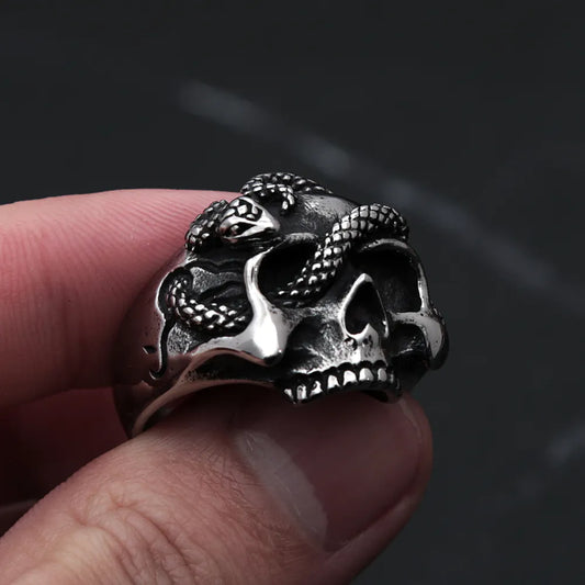 Paul Skull Stainless Steel Ring