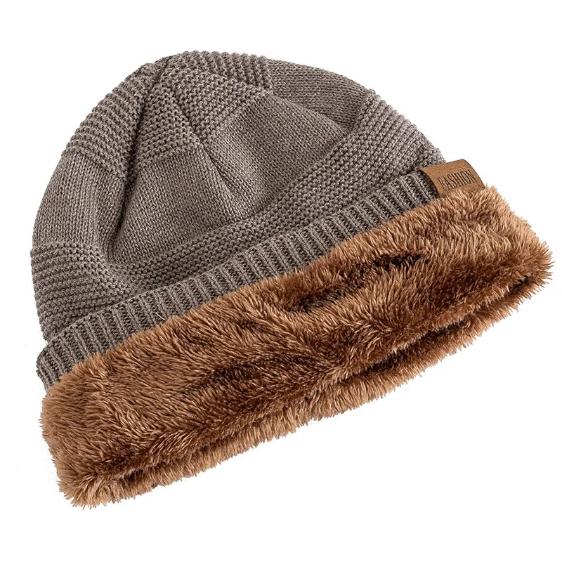 Russel Slouchy Fur Lined Beanie