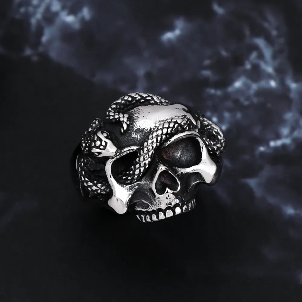 Paul Skull Stainless Steel Ring