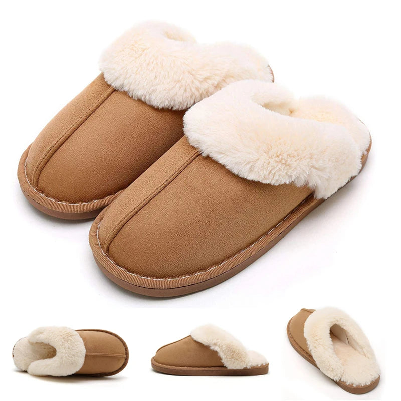 Mens Fur Slippers