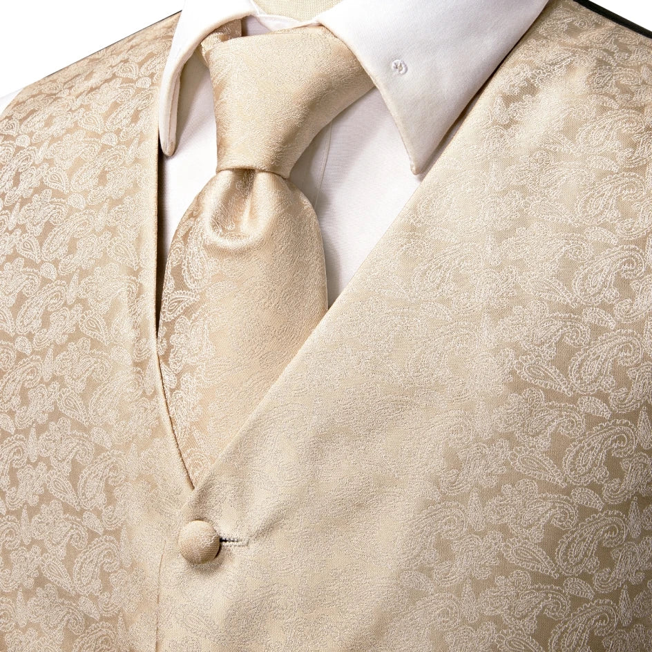 High Quality Silk Waistcoat Set