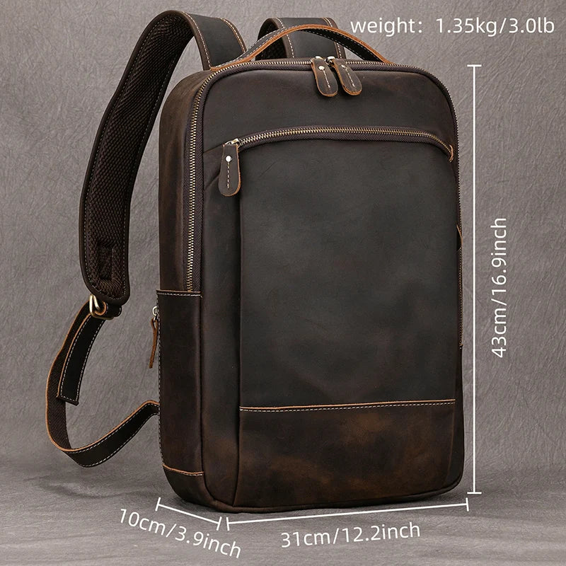 Genuine Leather Backpacks - 4 styles
