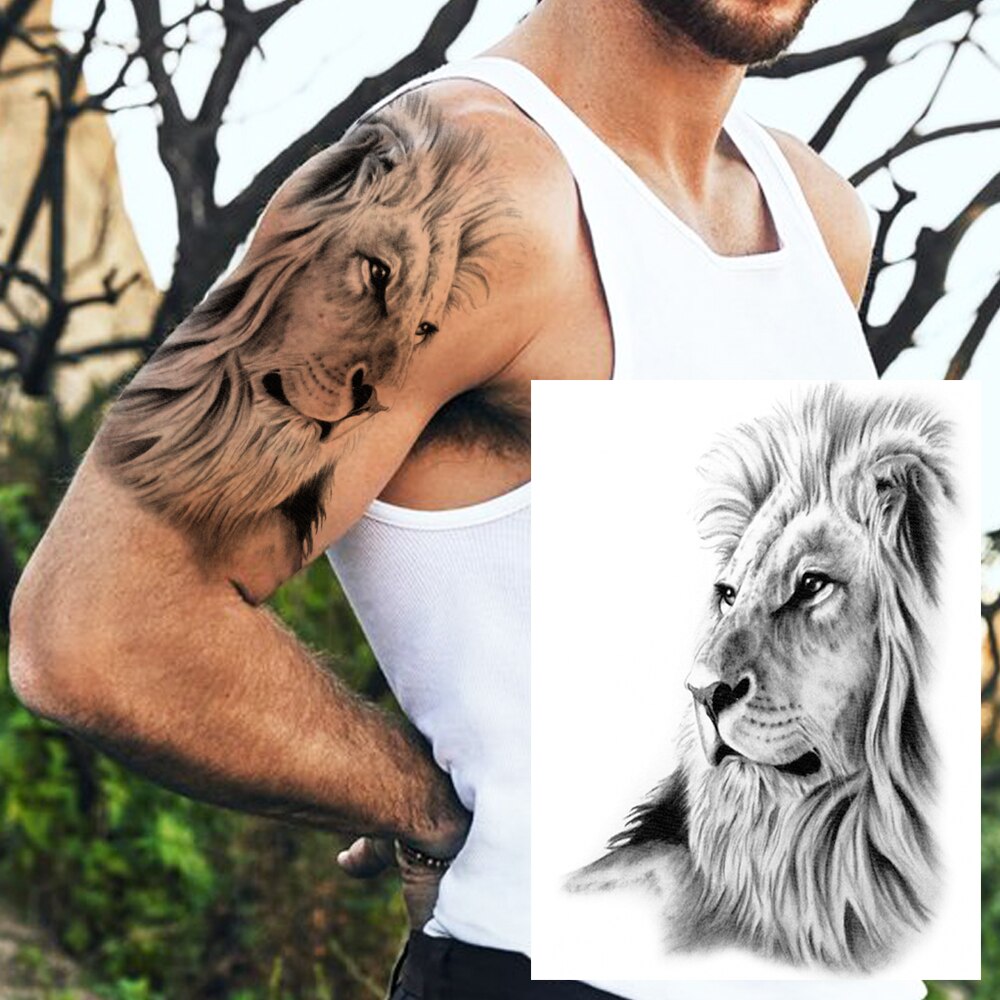 Large Test Tattoo Shoulder/Chest/Thigh - Many Styles