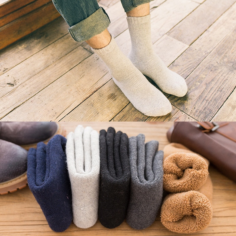5 Pairs Thick Wool Socks