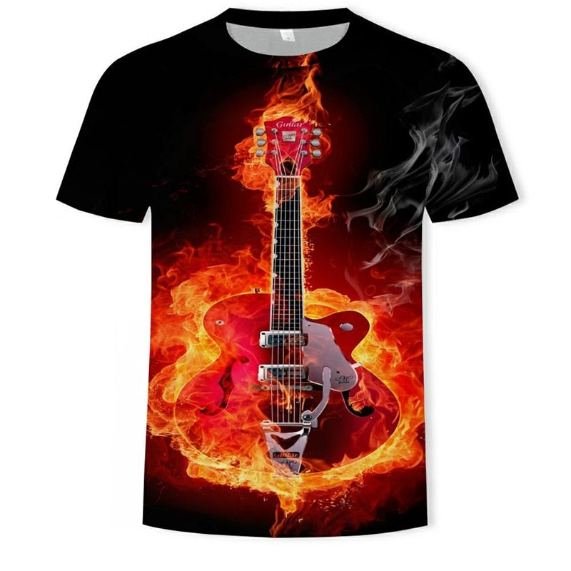 XS-5XL Guitar Tees - 6 STYLES