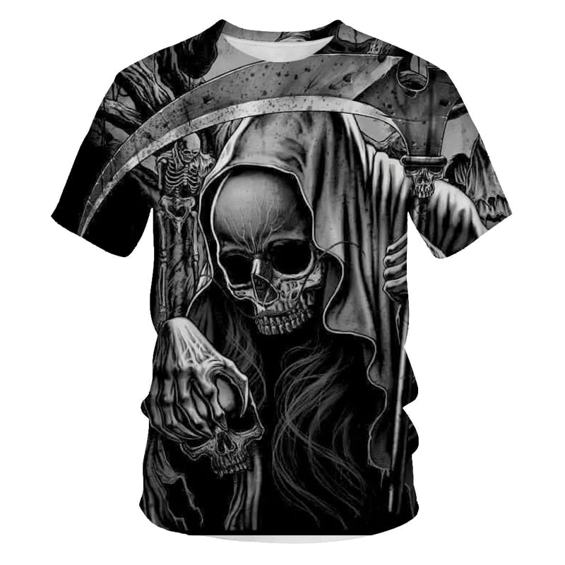 S-5XL Reaper Casual T-shirts - 8 STYLES