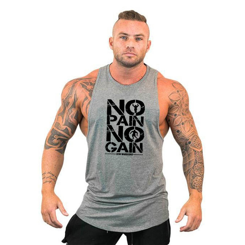 M-XXL Bodybuilding Tank Top - 2 styles/5 colours