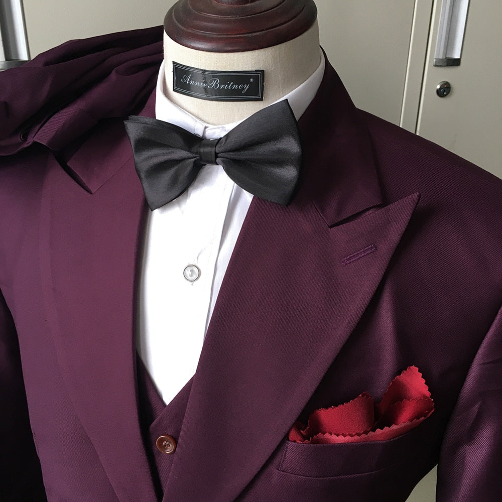 XS-4XL 3 Piece Colour Tuxedo Sets - 11 colours