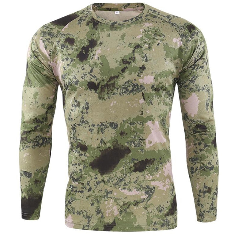 S-XXXL Quick-drying Camouflage T-shirts - MANY COLOURS