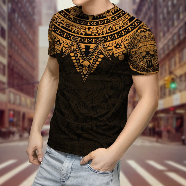 XS-4XL Aztec short sleeve Harajuku tee - 9 STYLES