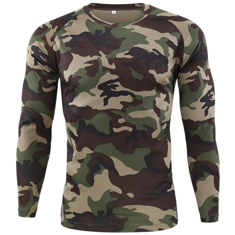 S-XXXL Quick-drying Camouflage T-shirts - MANY COLOURS