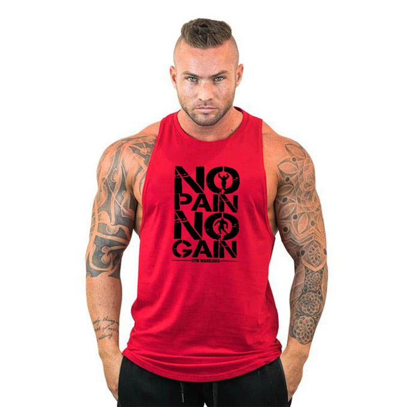 M-XXL Bodybuilding Tank Top - 2 styles/5 colours