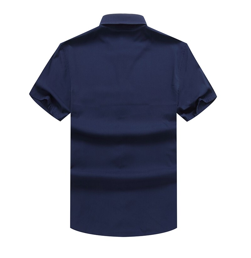 2XL-10XL Short Sleeve Summer Dress Shirt - 10 colours