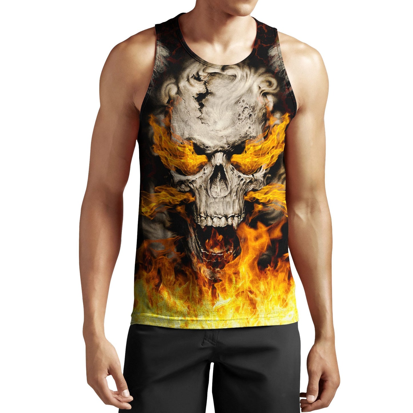 XS-XXXL Devil Skull Tank - 7 styles