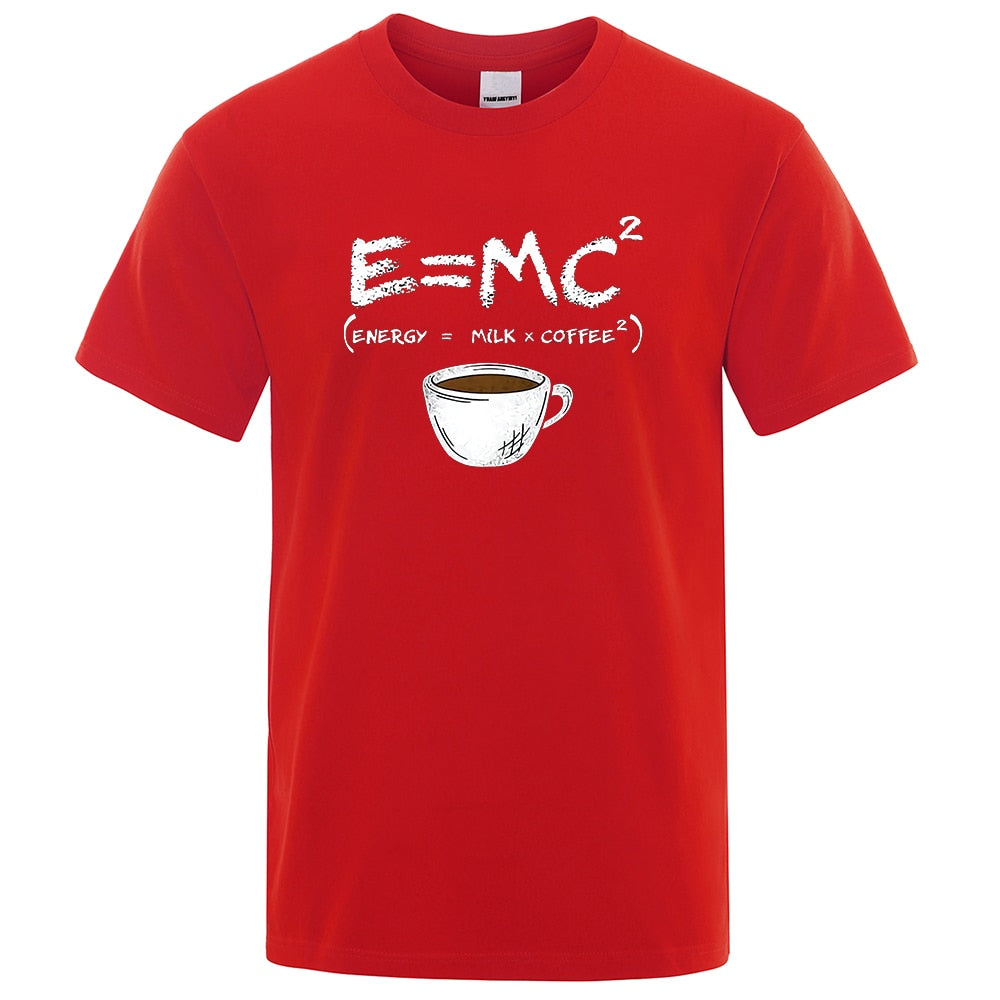 S-XXXL Energy=Milk+Coffee Tee