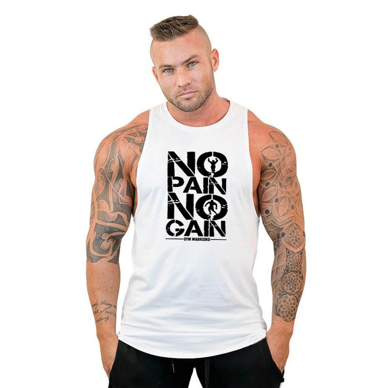 M-XXL Bodybuilding Tank Top - 2 styles/5 colours