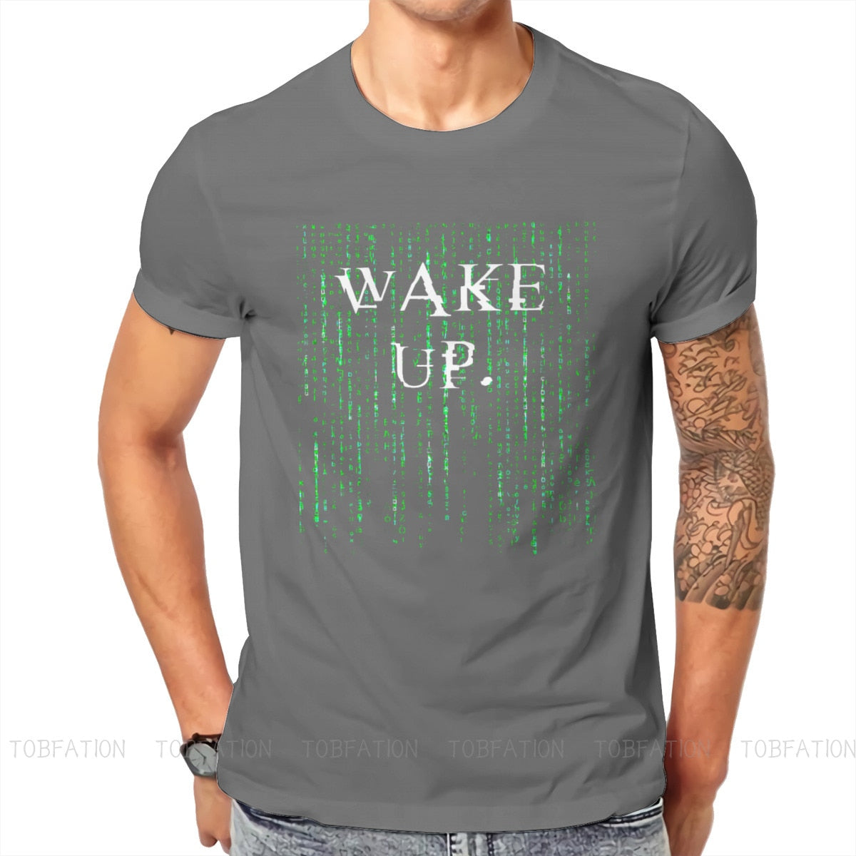 M-8XL Wake Up Tee - 3 COLOURS