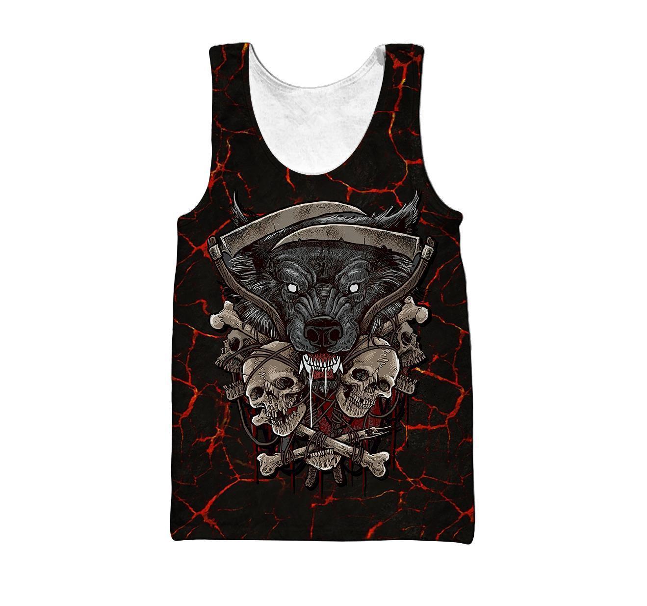 XS-XXXL Devil Skull Tank - 7 styles