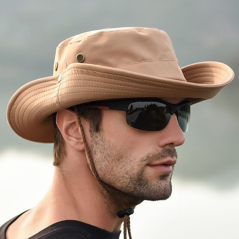 Panama Wide Brim Bucket Hat  - MANY COLOURS