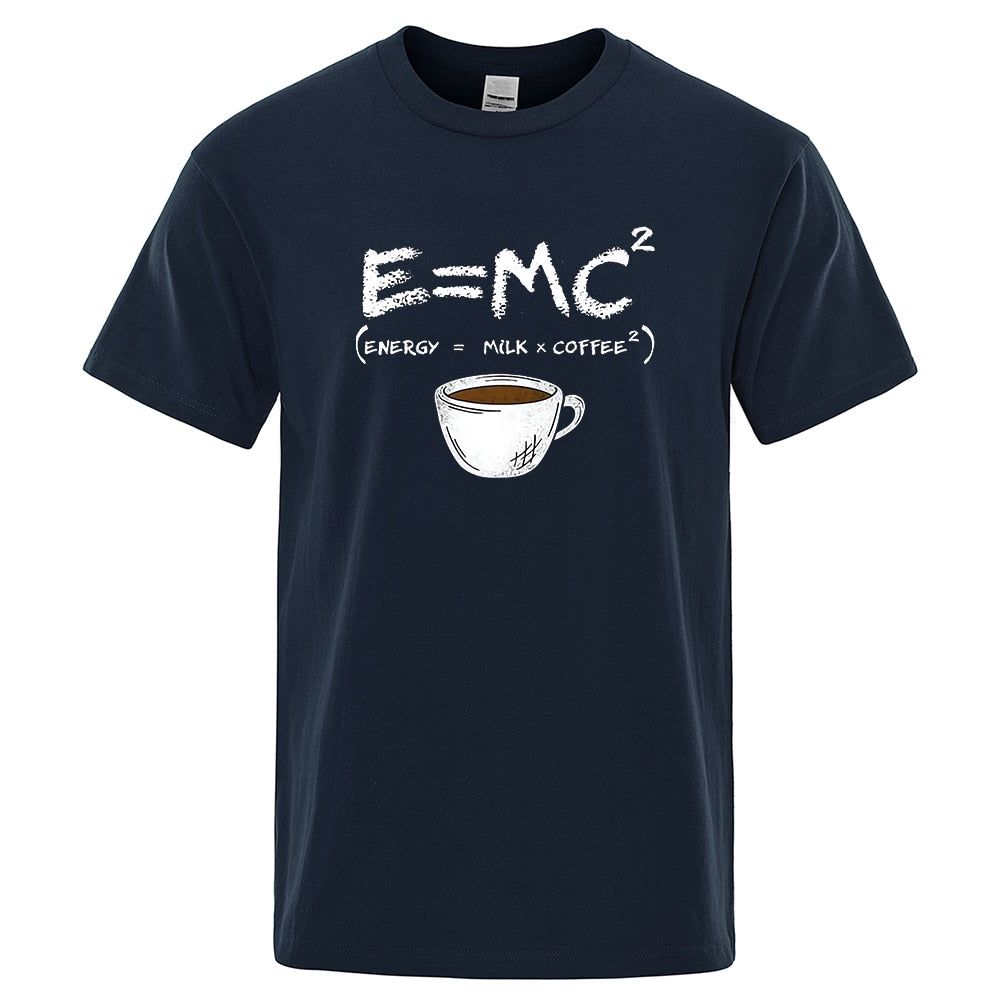 S-XXXL Energy=Milk+Coffee Tee