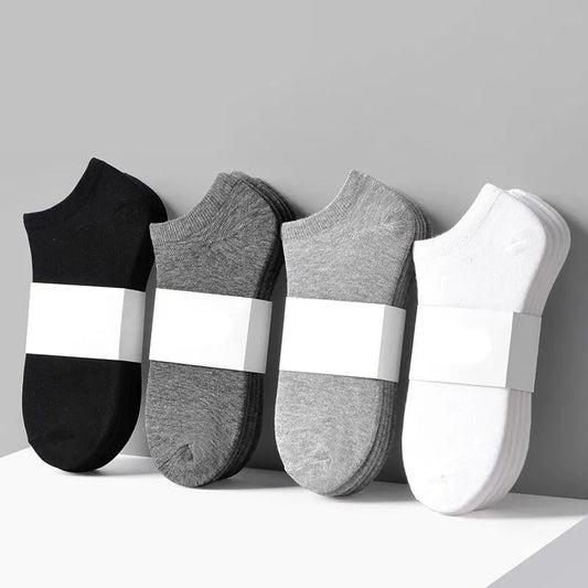 5 Pairs Low Cut Men Socks -6 Colours