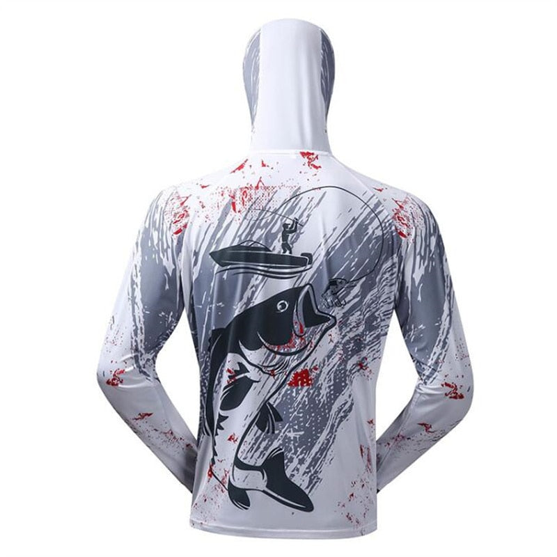 S-5XL  Fishing UV Hoodie With Mask - 7 Styles