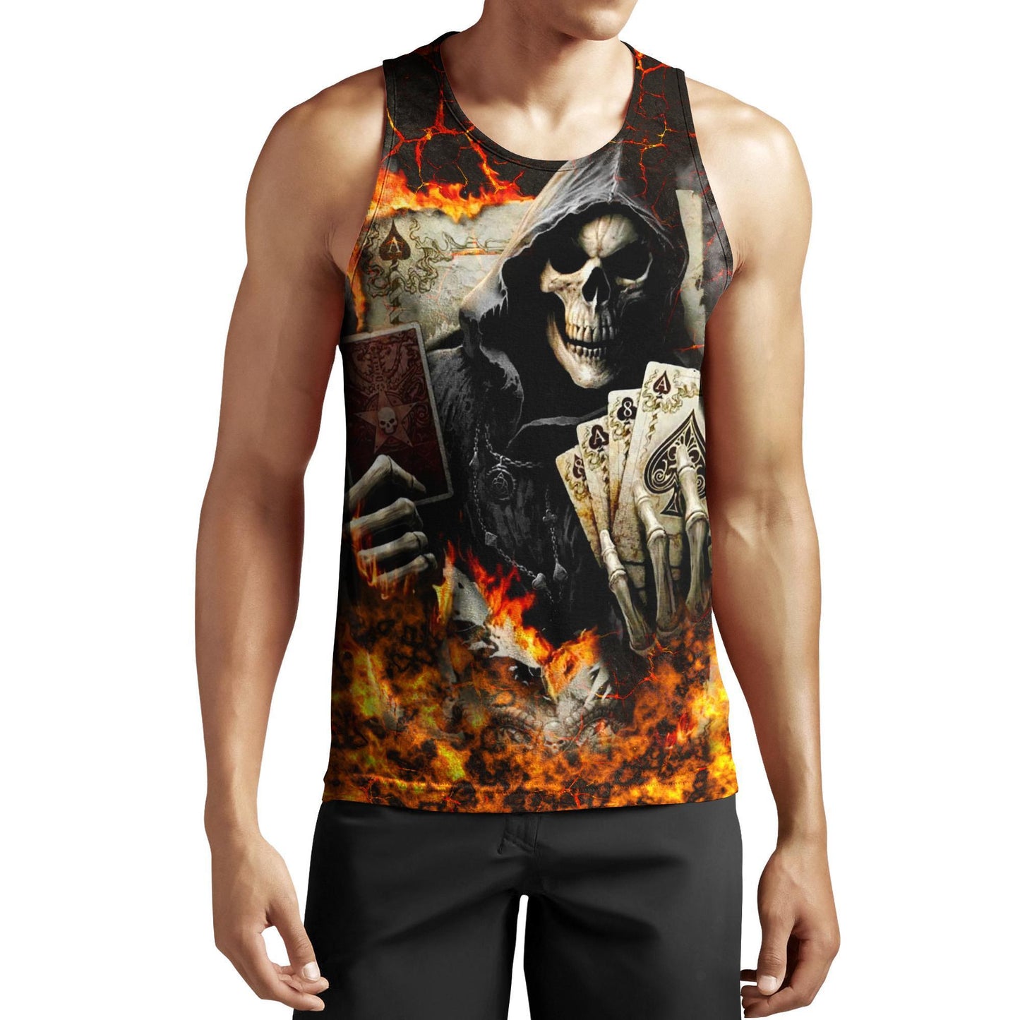 XS-XXXL Devil Skull Tank - 7 styles