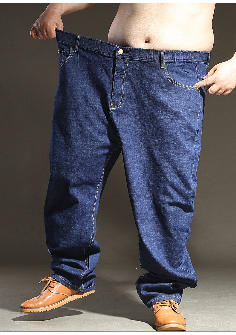 7XL-13XL  Elastic Stretch Denim Jeans -2 colours