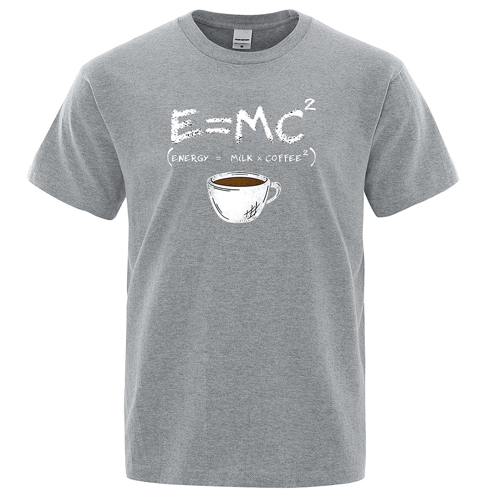 S-XXXL Energy=Milk+Coffee Tee