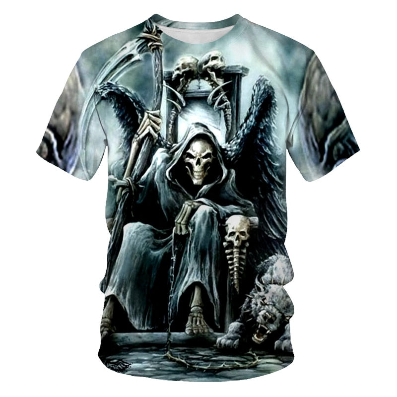 S-5XL Reaper Casual T-shirts - 8 STYLES