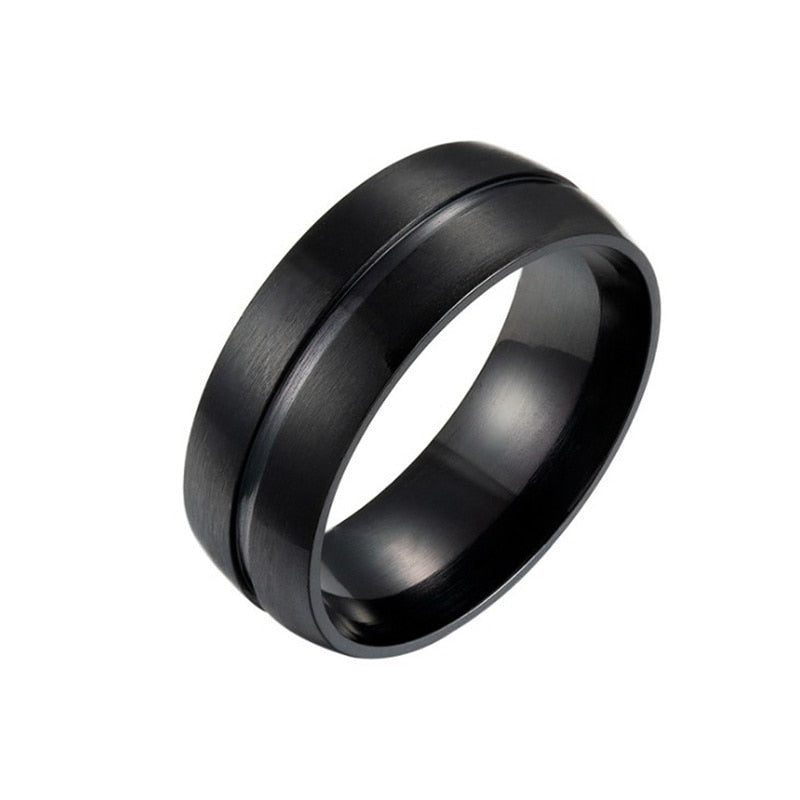 Black Line Ring