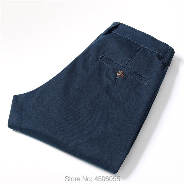 29-46INCH Straight Cotton Stretch Pant - 5 Colours