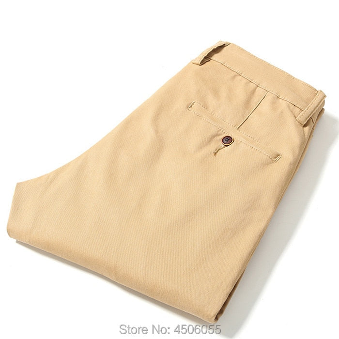 29-46INCH Straight Cotton Stretch Pant - 5 Colours
