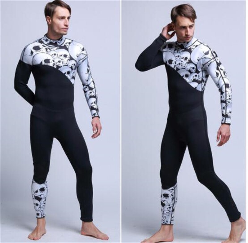 XS-XL Skull Neoprene Wetsuit