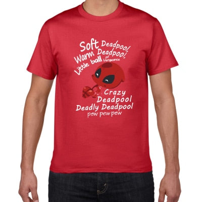 S-XXXL Soft Deadpool Parody Tee