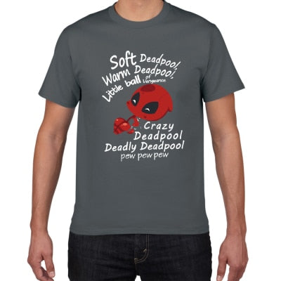 S-XXXL Soft Deadpool Parody Tee