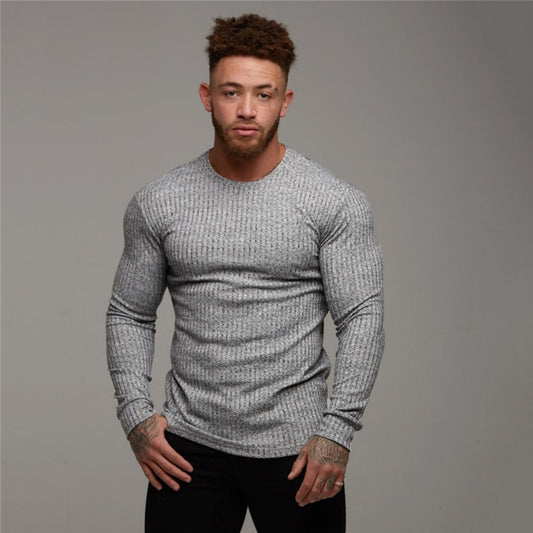 M-XXL Knit Long Sleeve Pullovers - 3 STYLES/5 COLOURS