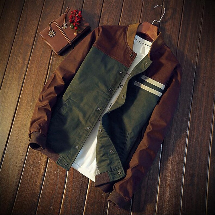 XS-XL Mountainskin Autumn Military Slim Casual Jackets - 2 colours