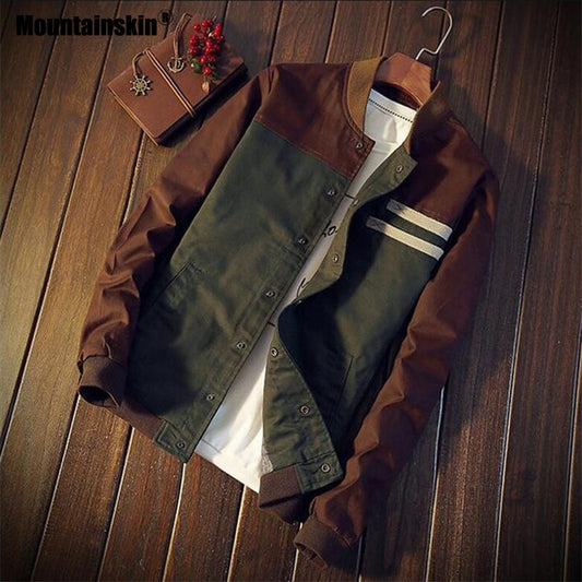 XS-XL Mountainskin Autumn Military Slim Casual Jackets - 2 colours