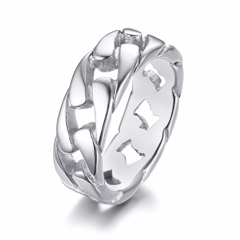 7MM Stainless Steel Ring - 4 colours