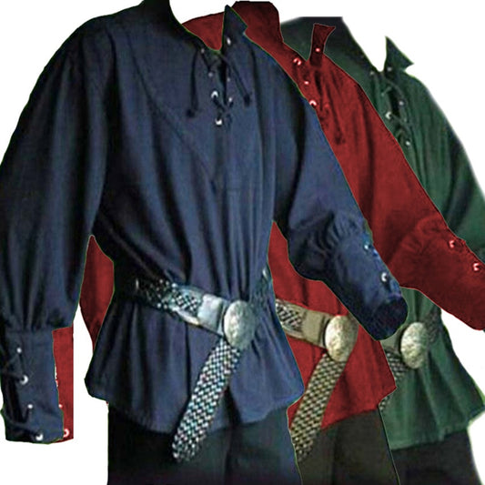 Medieval Pirate Shirt - 4 COLOURS