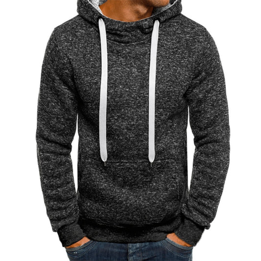 S-XXL  Long Sleeve Casual Hoodies - 2 COLOURS