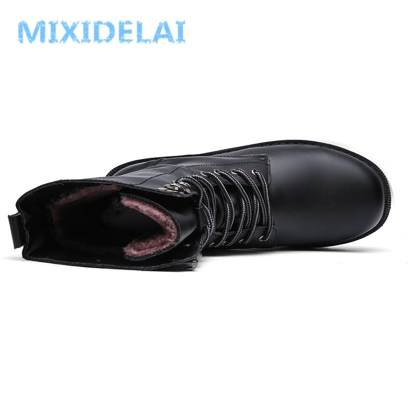 Leather Motorcycle  Boots - 2 Colours