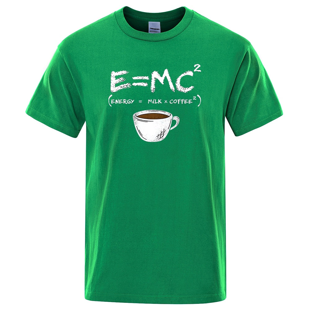 S-XXXL Energy=Milk+Coffee Tee